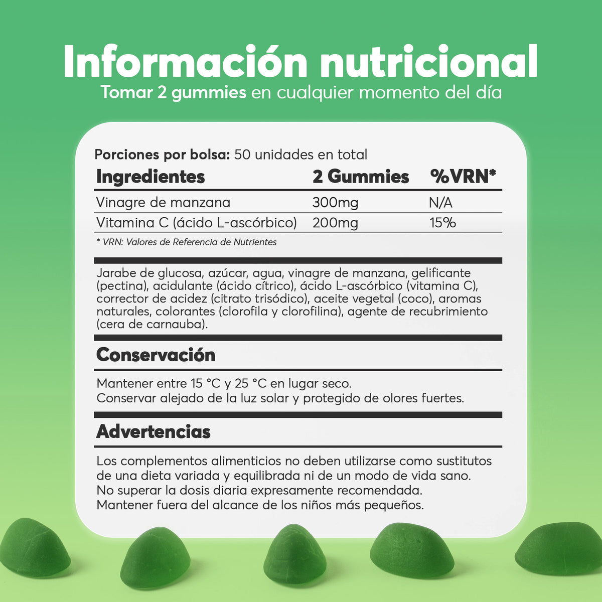 V-Gummies | Gominolas Vinagre de Manzana (Copia)