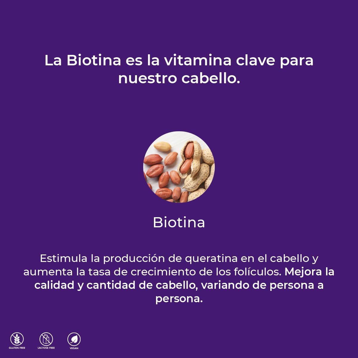Pack 3 HAIR V-Gummies | Frena la Caída Capilar y Estimula el Crecimiento del Pelo