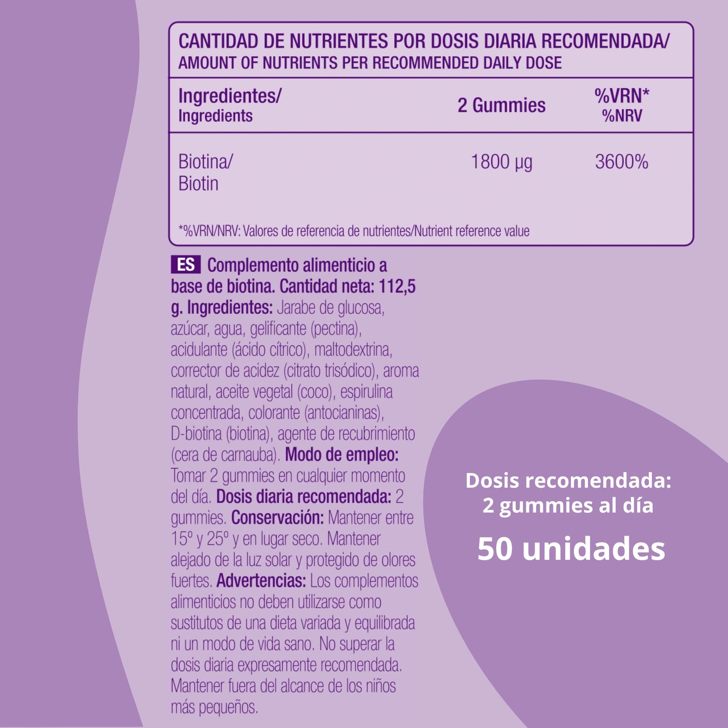 Pack 3 HAIR V-Gummies | Frena la Caída Capilar y Estimula el Crecimiento del Pelo