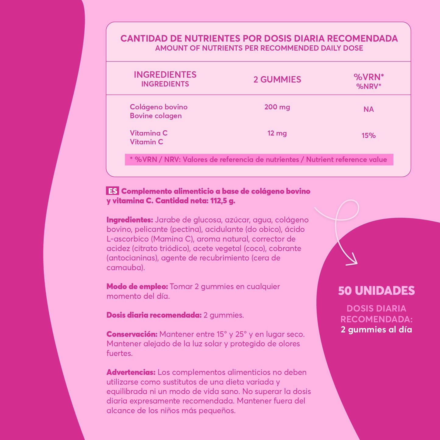 SKIN V-Gummies | Reduce Signos Envejecimiento de la Piel
